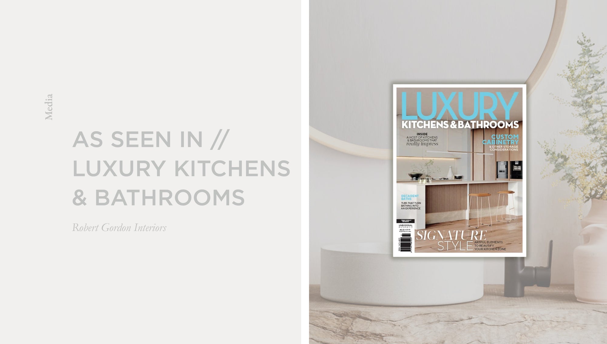 As Seen In // Luxury Kitchen & Bathrooms