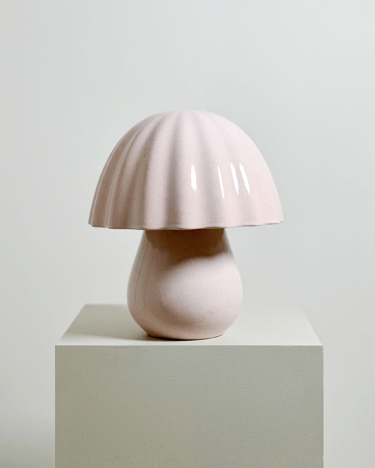 Periwinkle Table Lamp / Rose Quartz