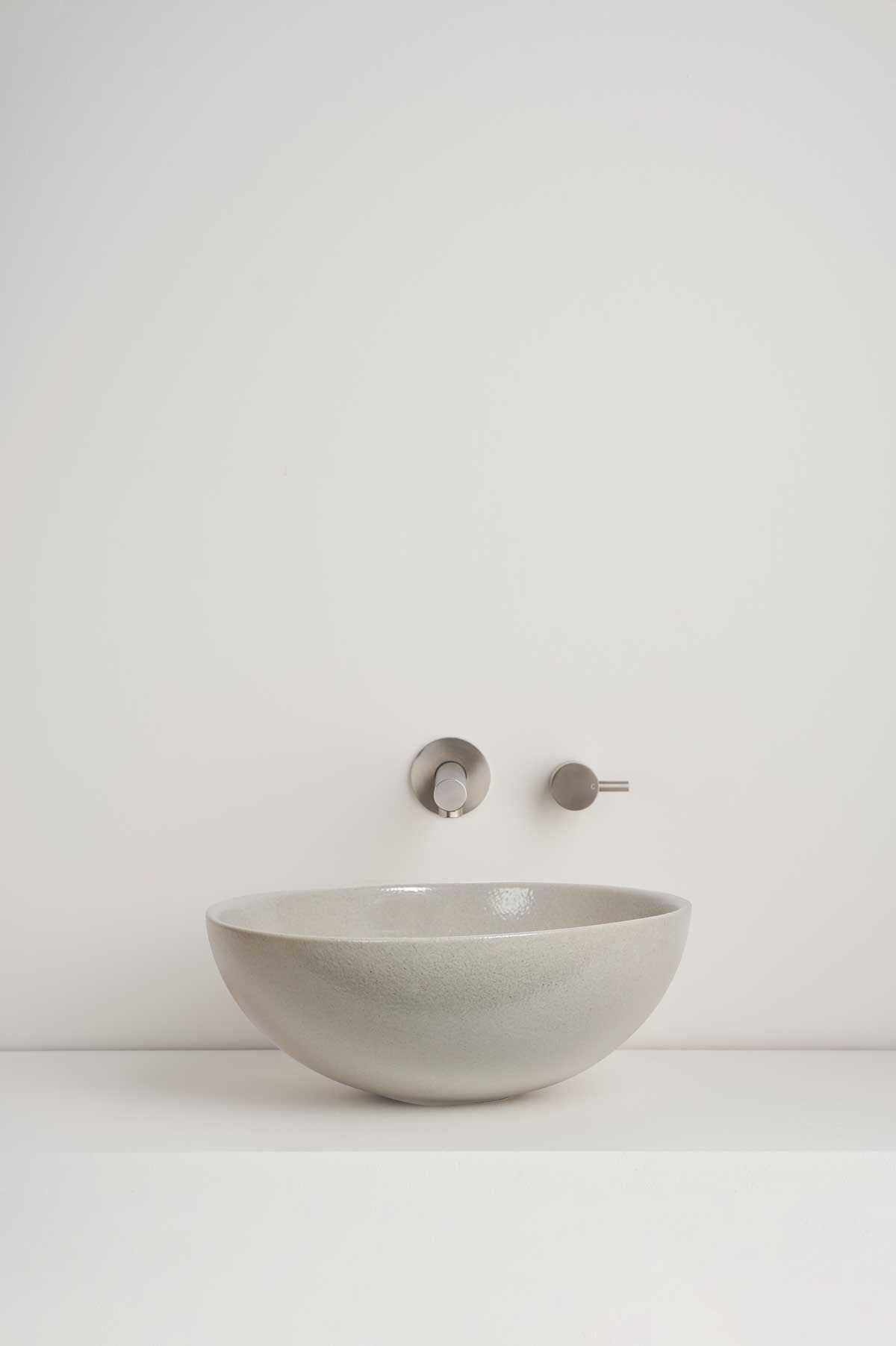 Clay 340 Ceramic Above Counter Basin / Stone
