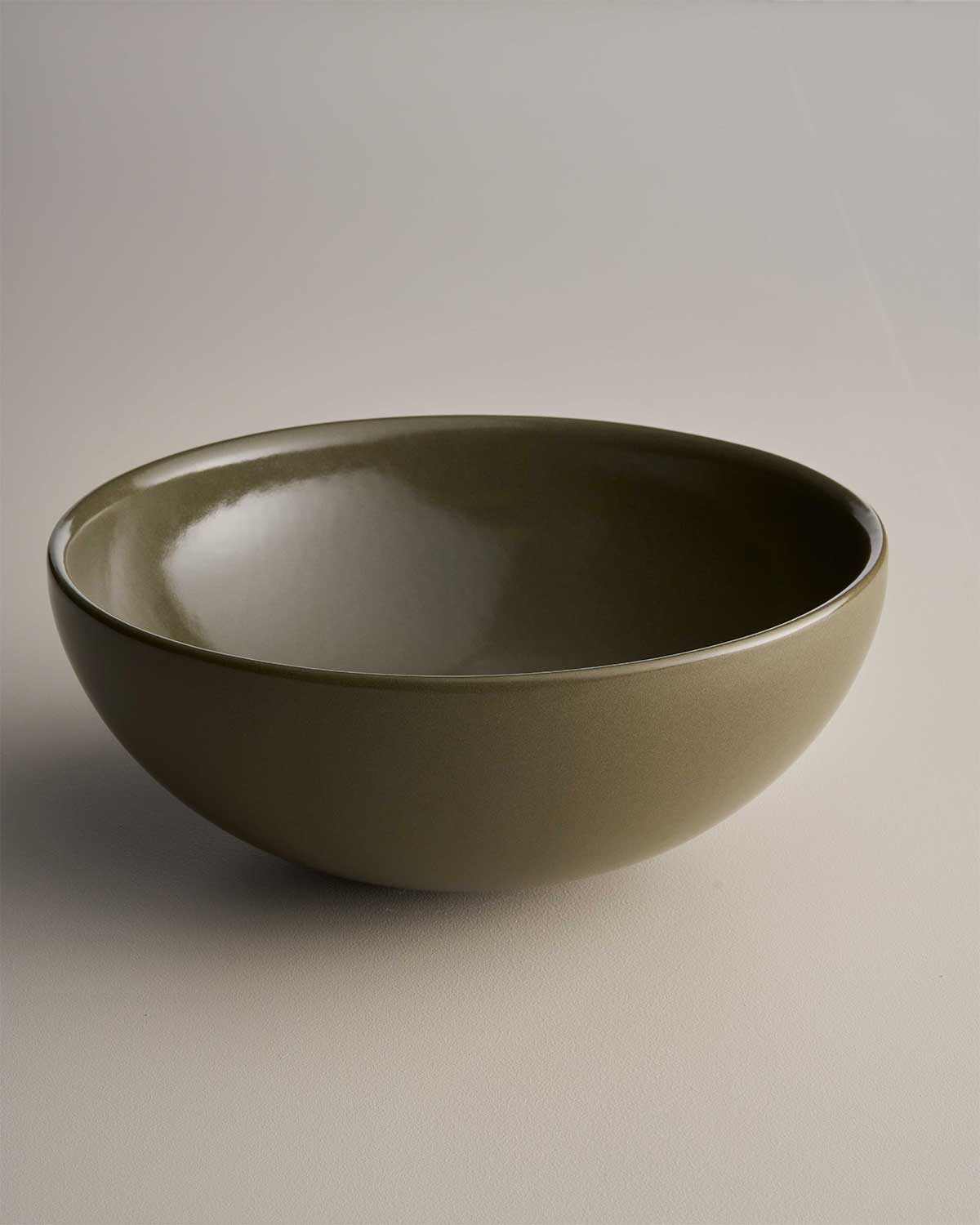 Clay 340 Ceramic Above Counter Basin / Olive