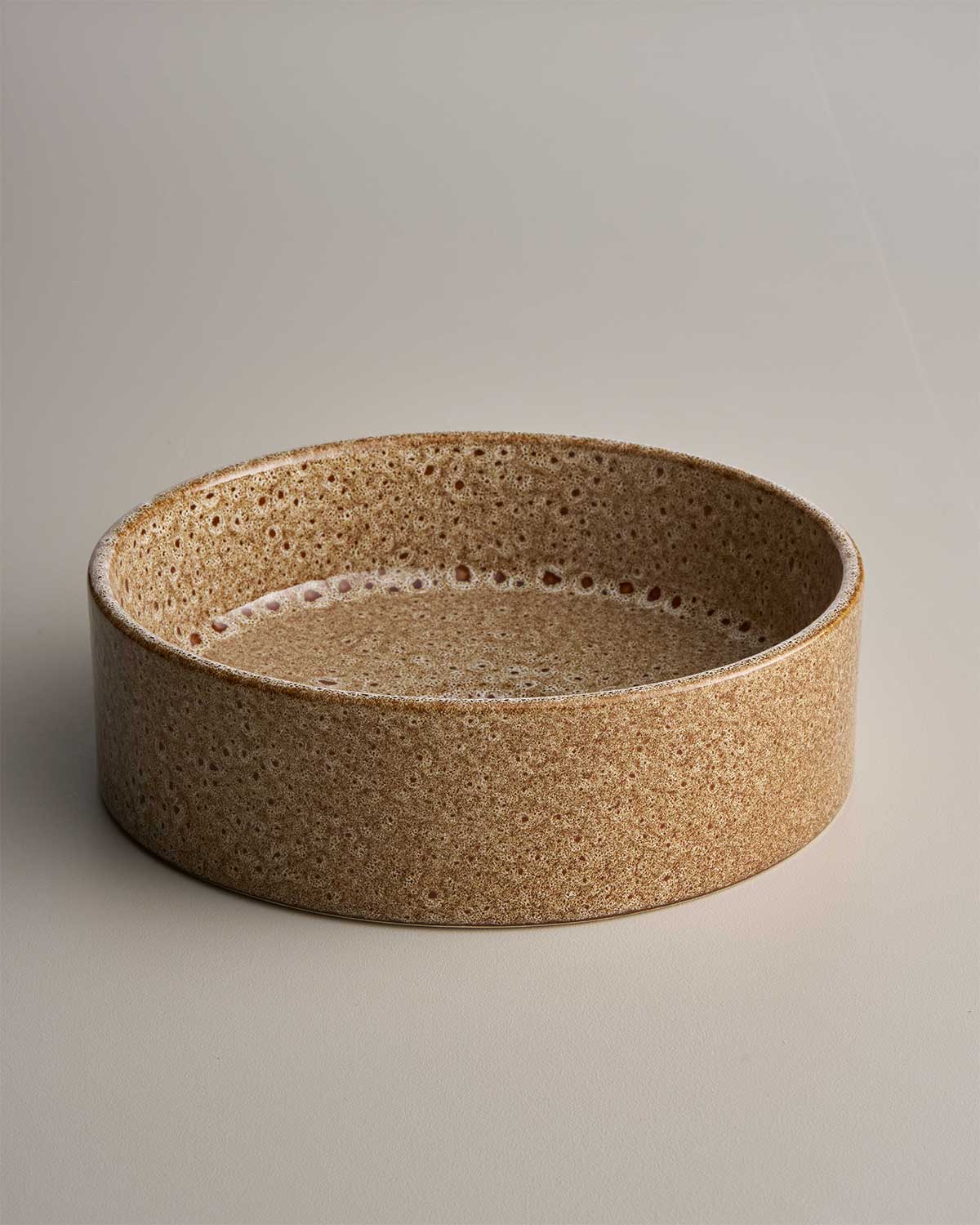 Clay 350 Ceramic Above Counter Basin / White Ochre