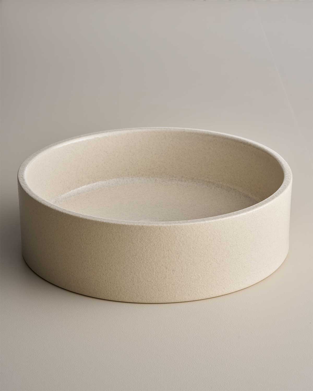 Clay 400 Ceramic Above Counter Basin / Poppyseed