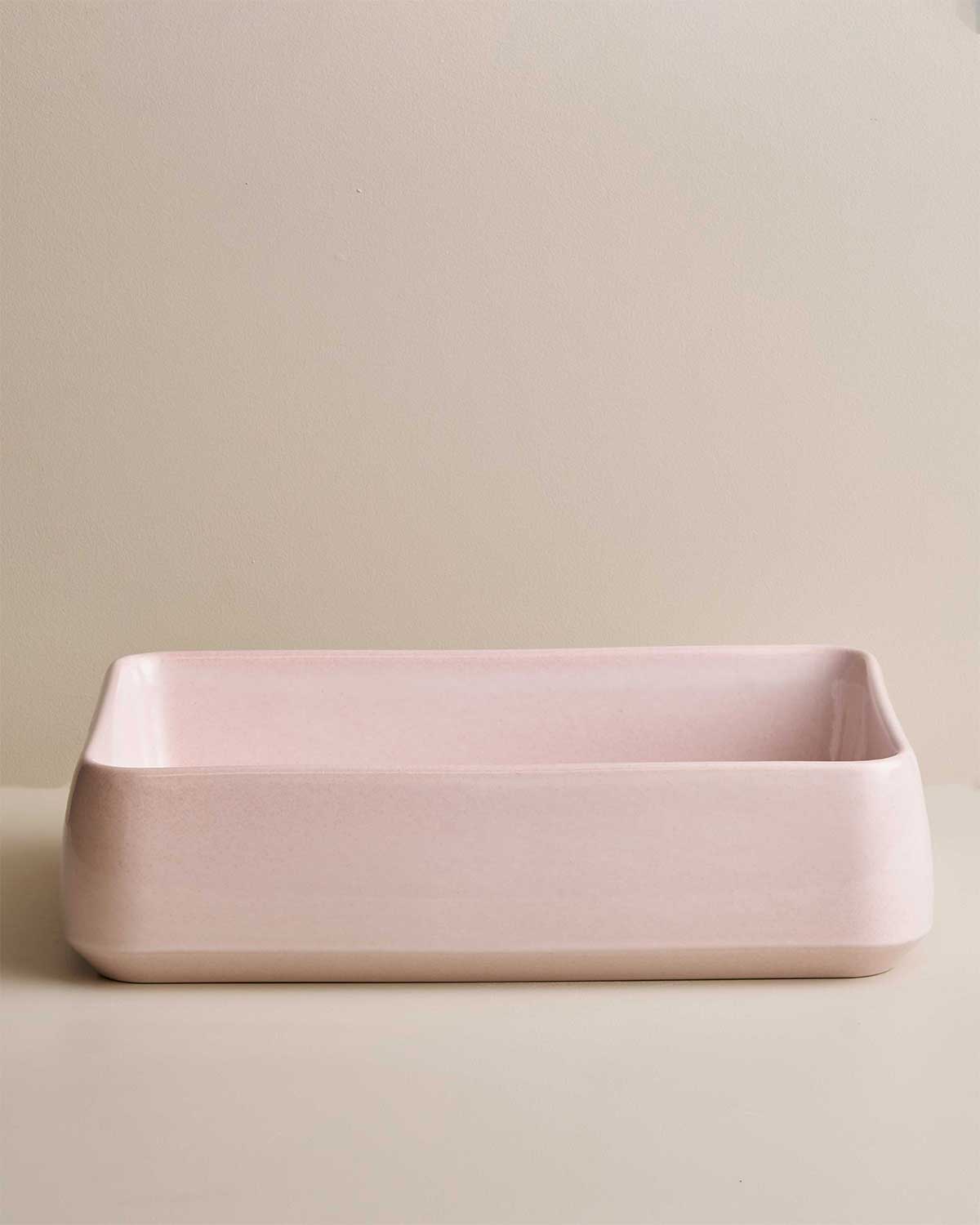 Kiln 515 Ceramic Above Counter Basin / Rose Quartz