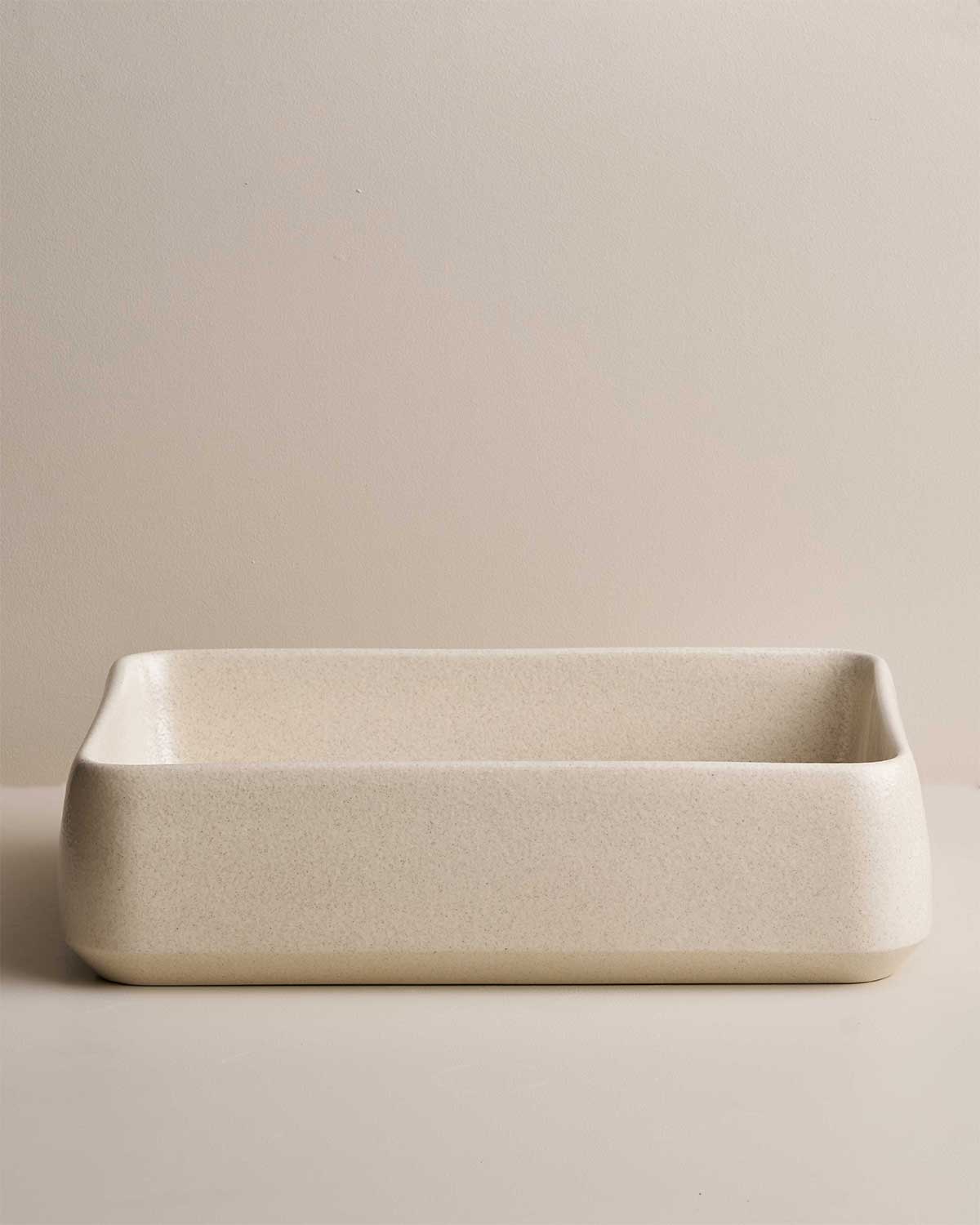 Kiln 515 Ceramic Above Counter Basin / Poppyseed