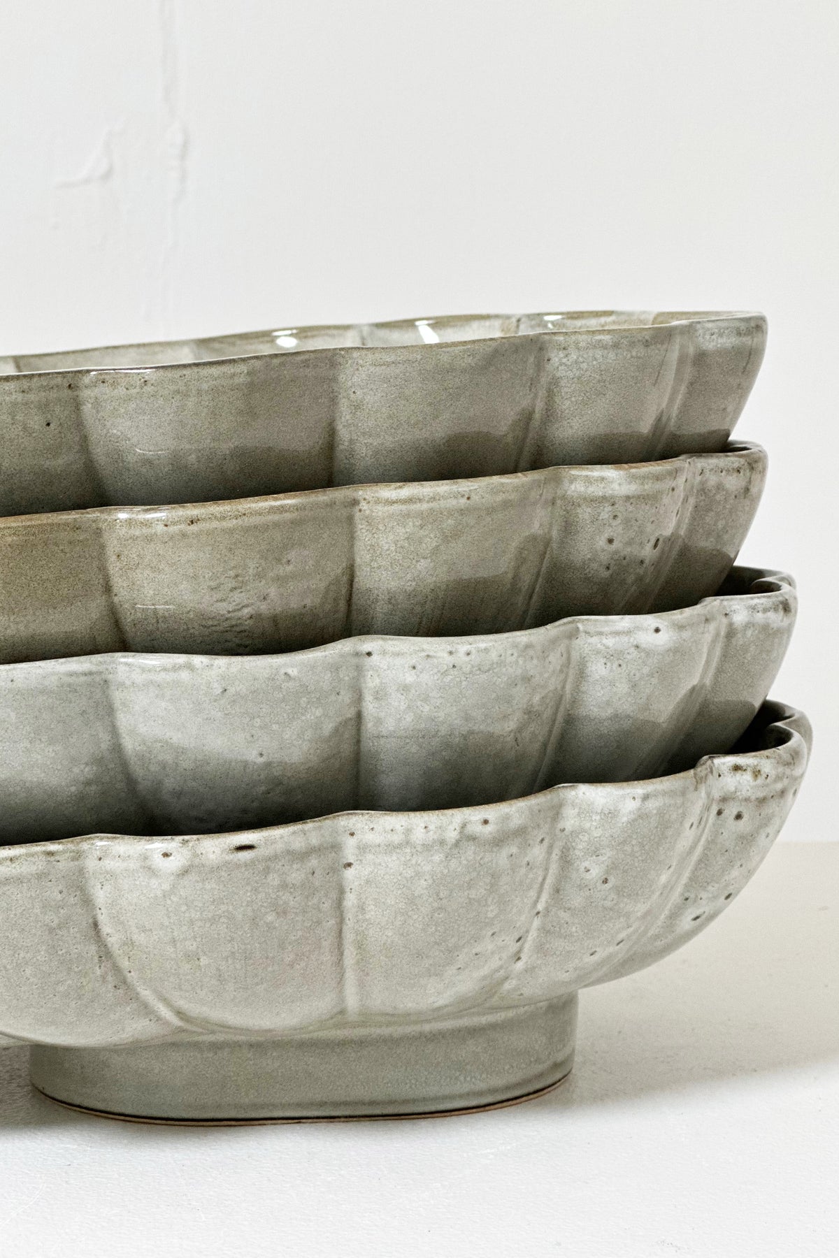 Ceramic Wall Dish Sconce Light / Saltbush
