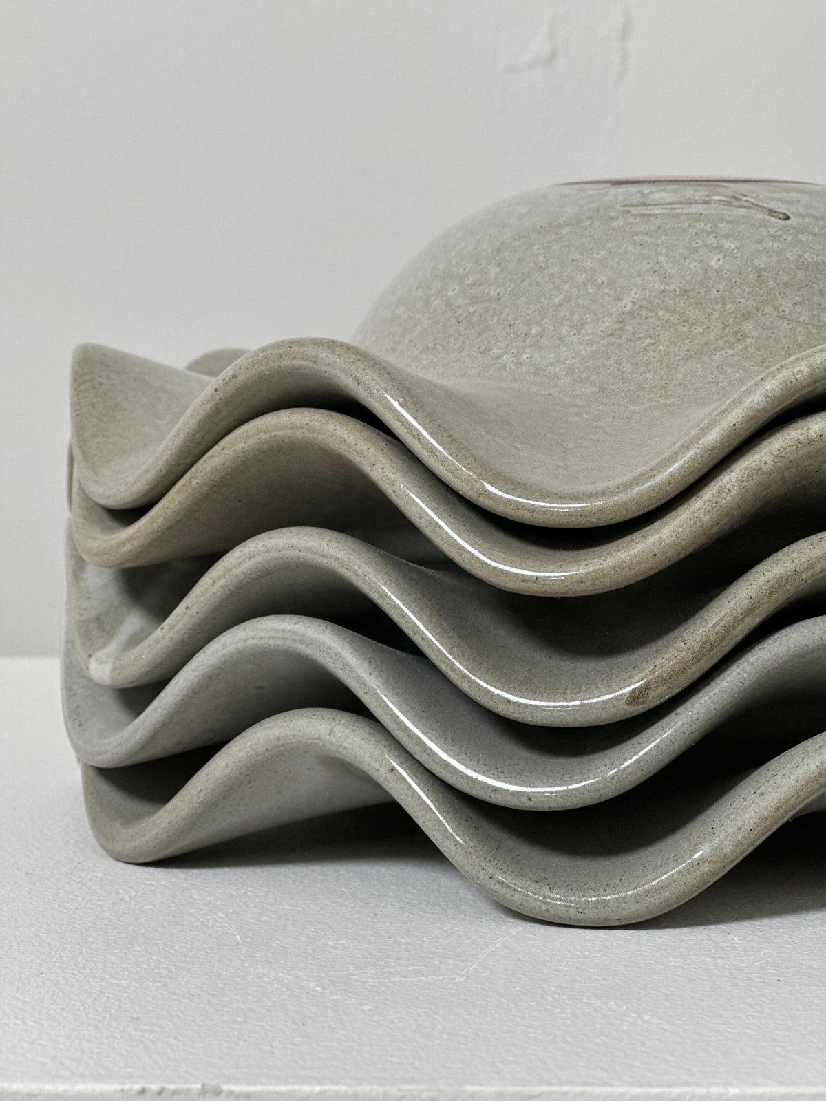 Ceramic Wall Pearl Sconce Light / Saltbush