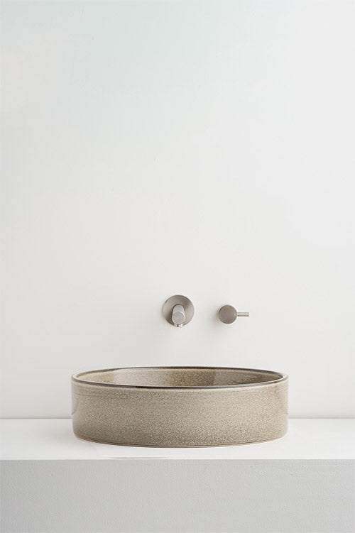 Clay 400 Ceramic Above Counter Basin / Rivergum