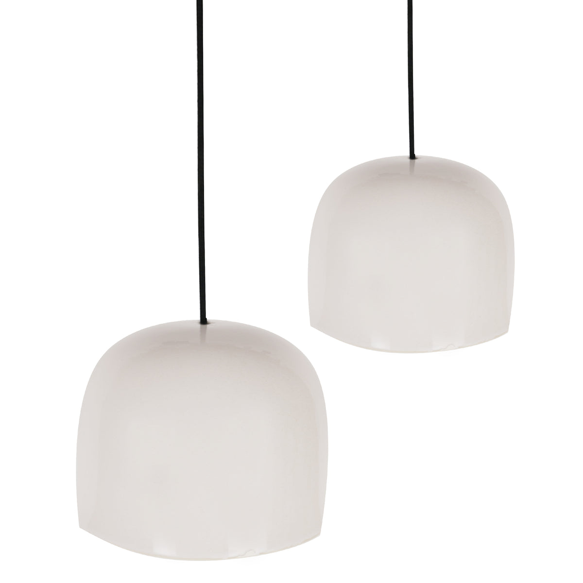 Large Ceramic Pendant Bell Light / Coast