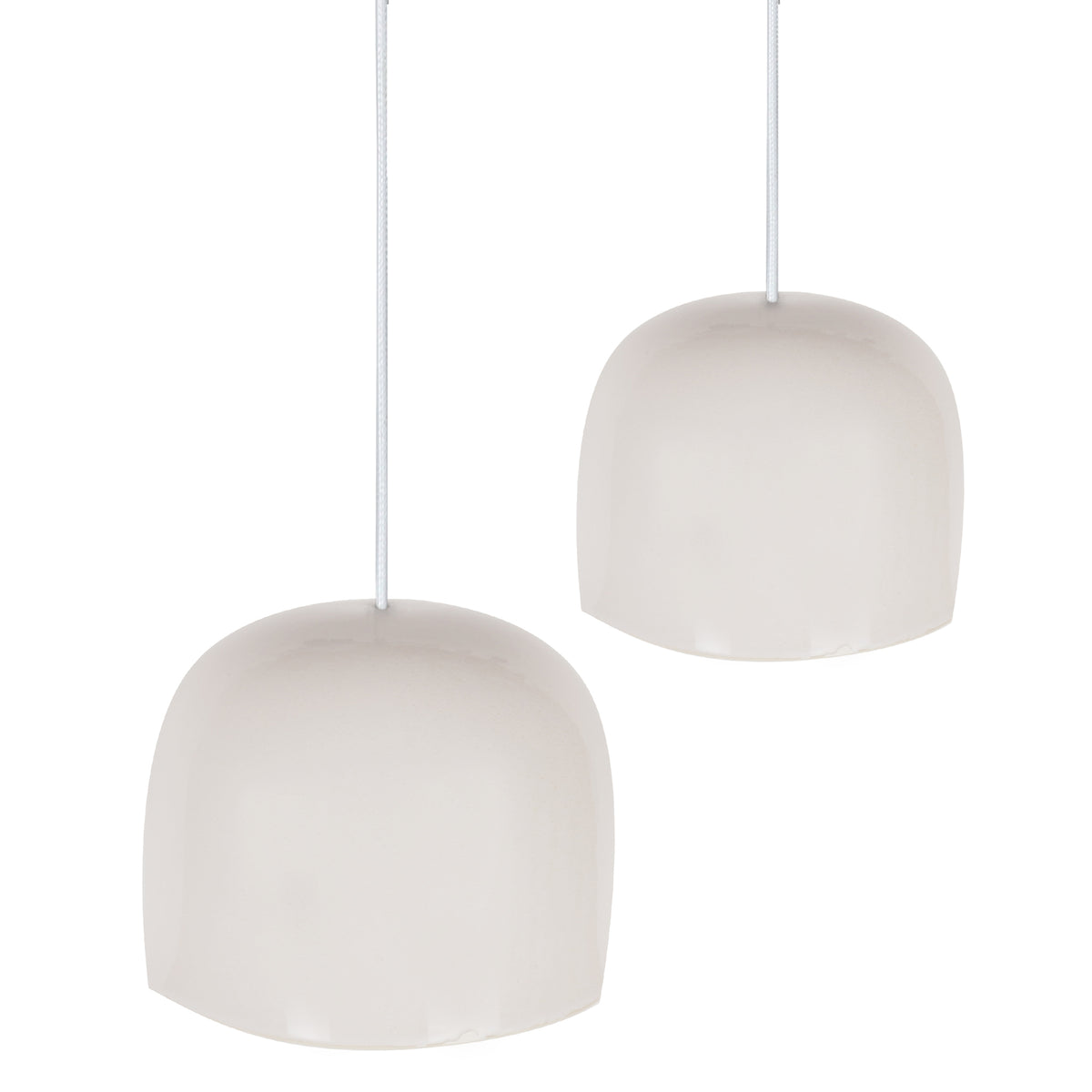 Small Ceramic Pendant Bell Light / Coast