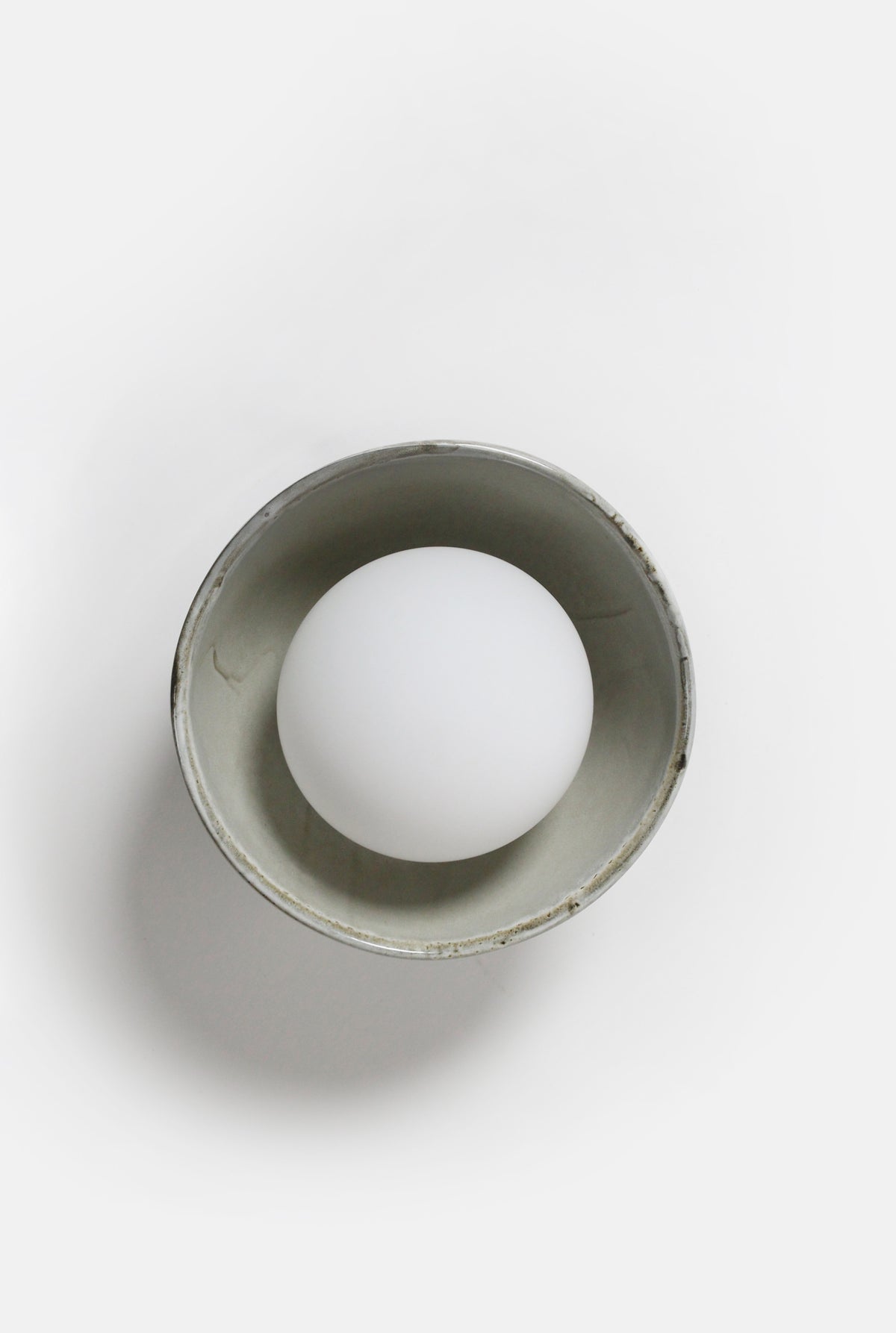 Ceramic Wall Bowl Sconce Light / Saltbush