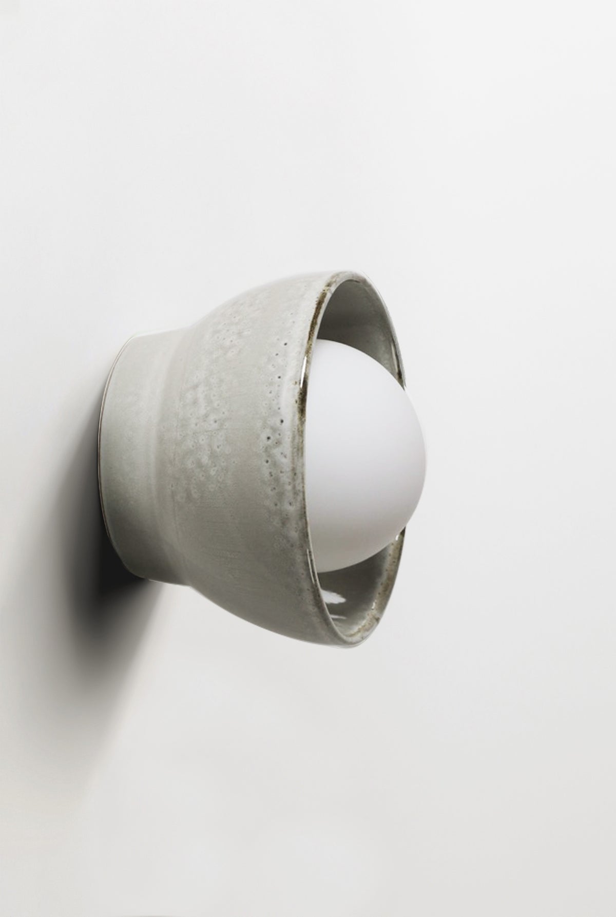 Ceramic Wall Bowl Sconce Light / Saltbush