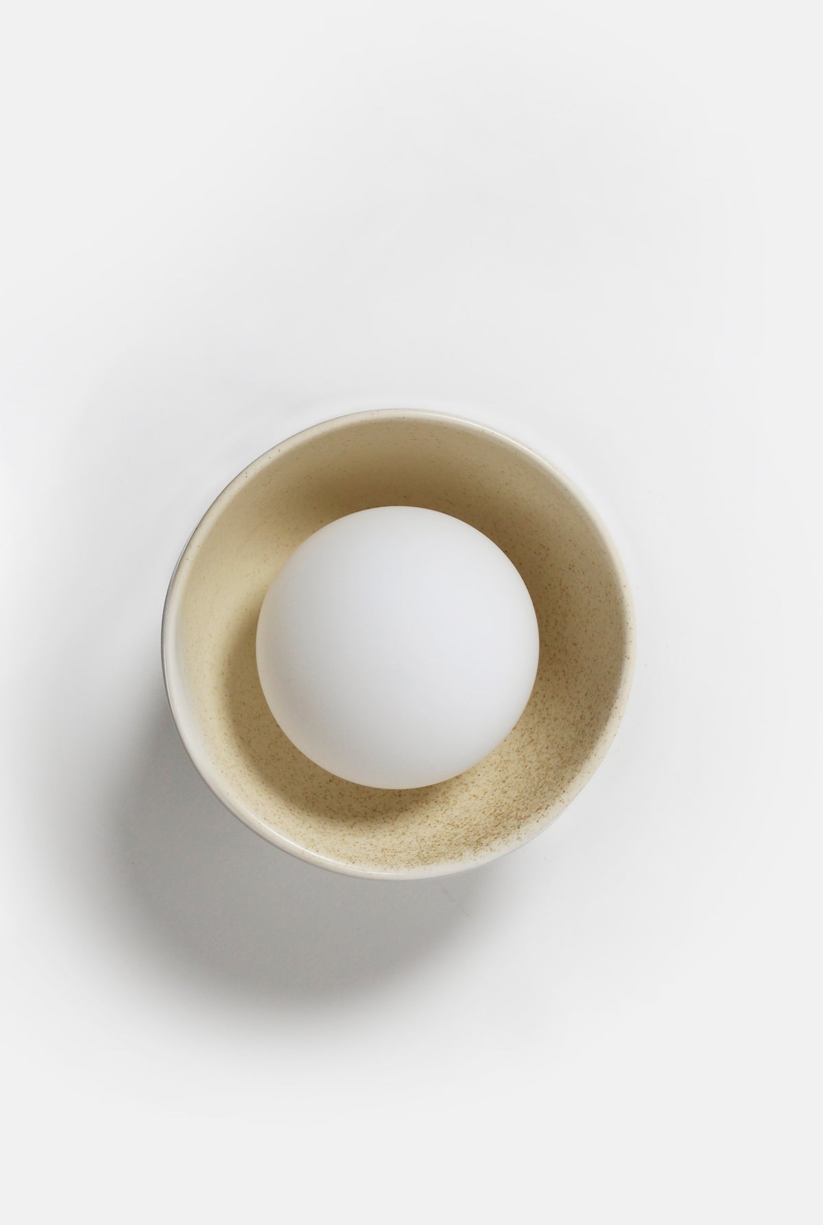 Ceramic Wall Bowl Sconce Light / Chai
