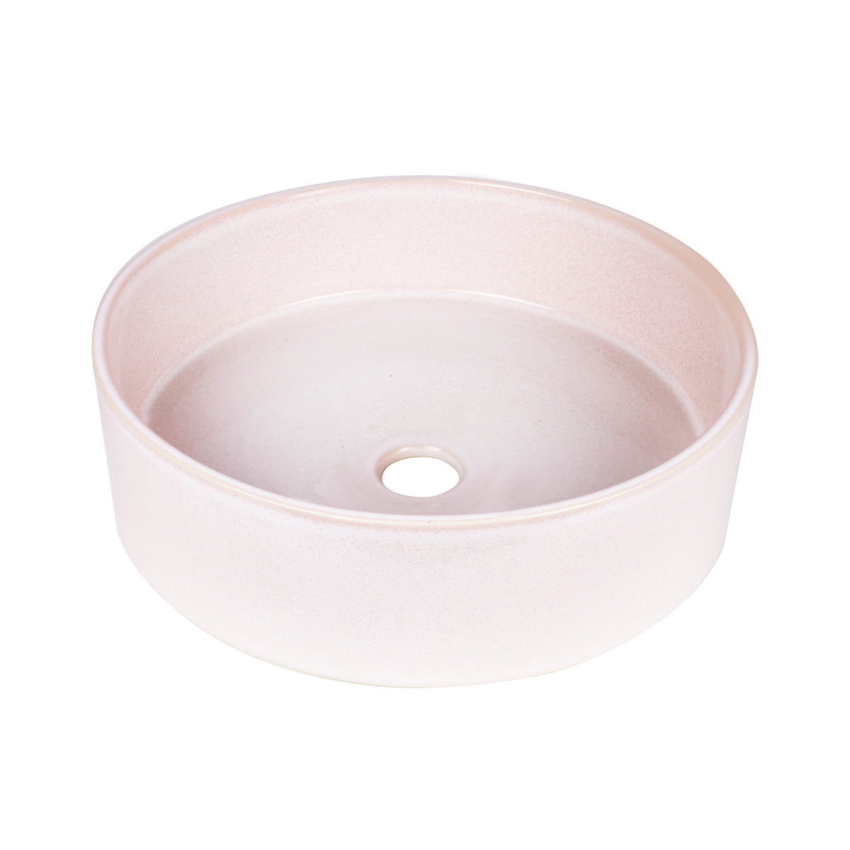 Clay 350 Ceramic Above Counter Basin / Rose Quartz