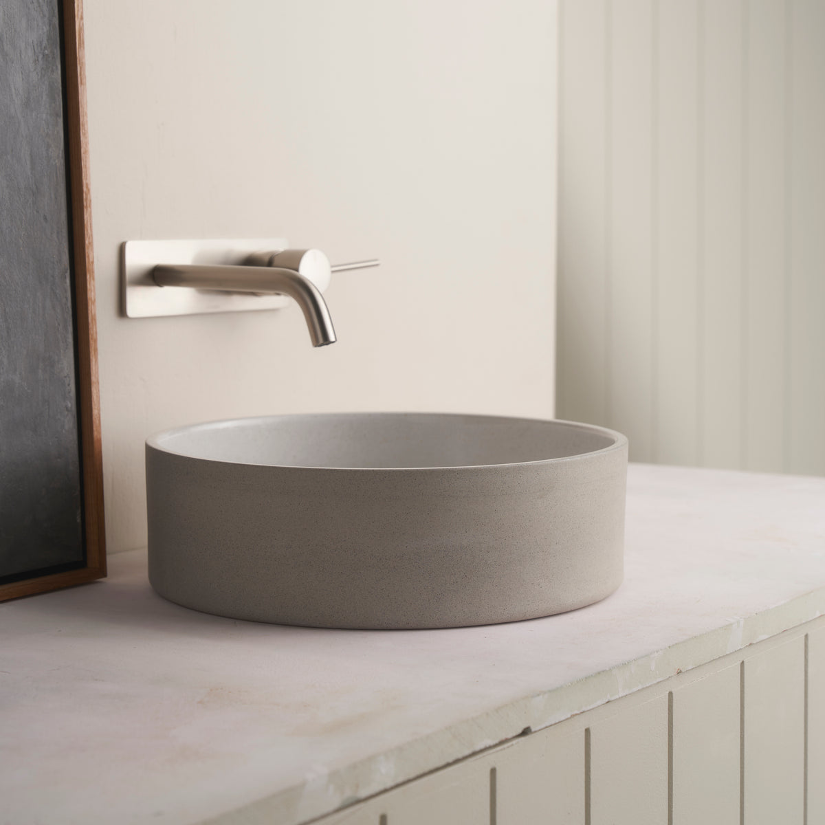 Clay 350 Ceramic Above Counter Basin / Stone