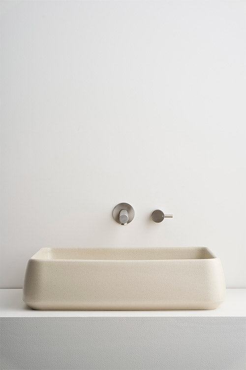 Kiln 515 Ceramic Above Counter Basin / Poppyseed