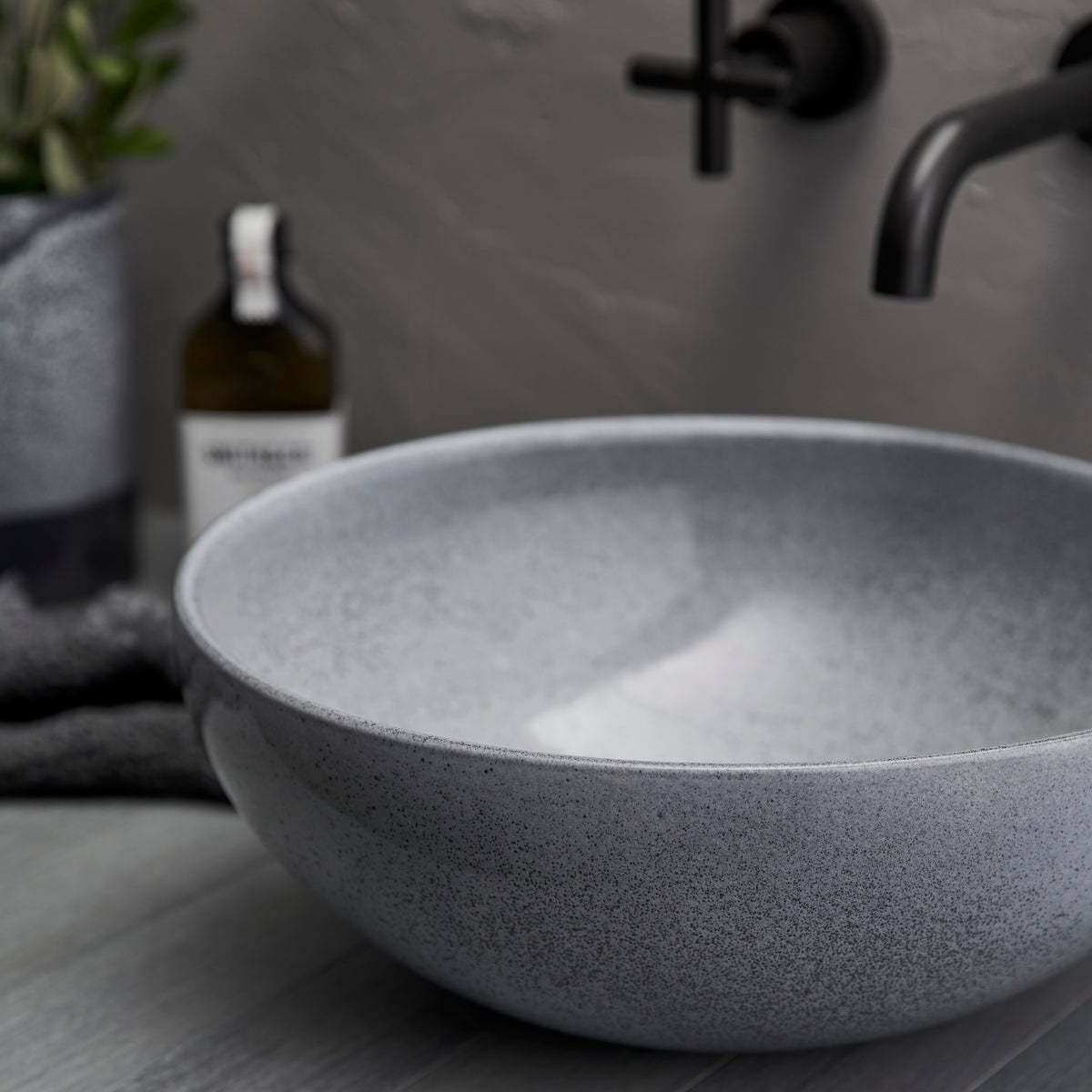 Clay 340 Ceramic Above Counter Basin / Storm