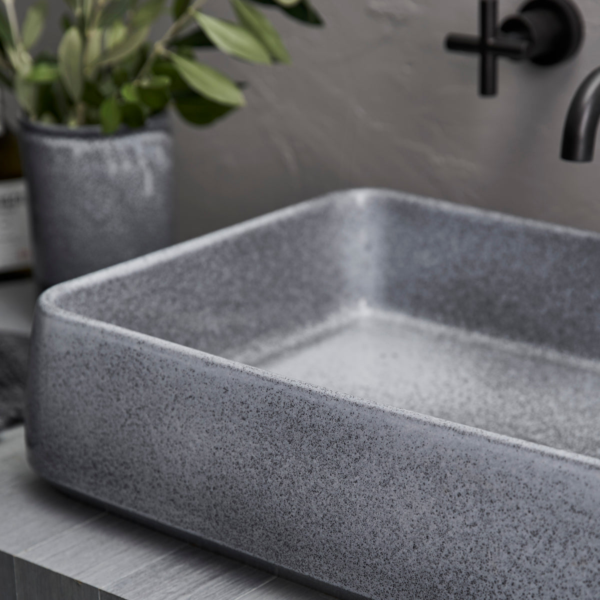 Kiln 515 Ceramic Above Counter Basin / Storm