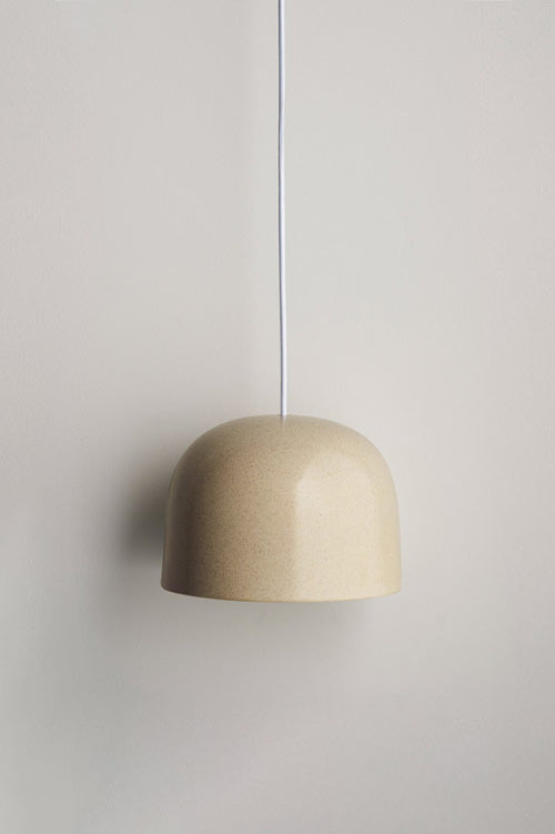 Small Ceramic Pendant Bell Light / Chai