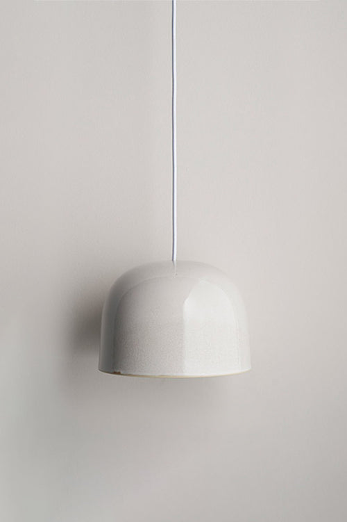 Small Ceramic Pendant Bell Light / Coast